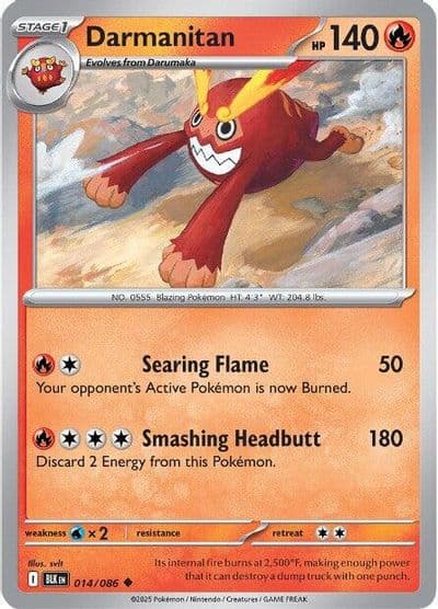 Darmanitan SV: Black Bolt Pokemon card