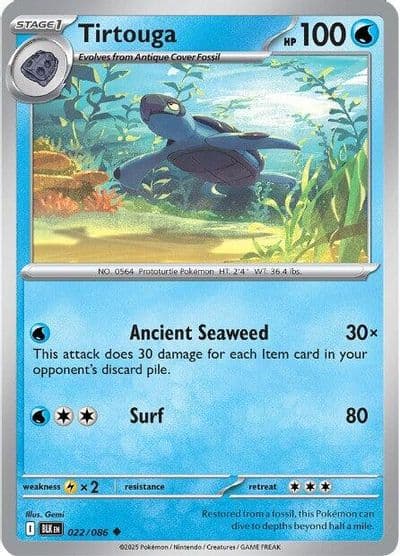 Tirtouga SV: Black Bolt Pokemon card