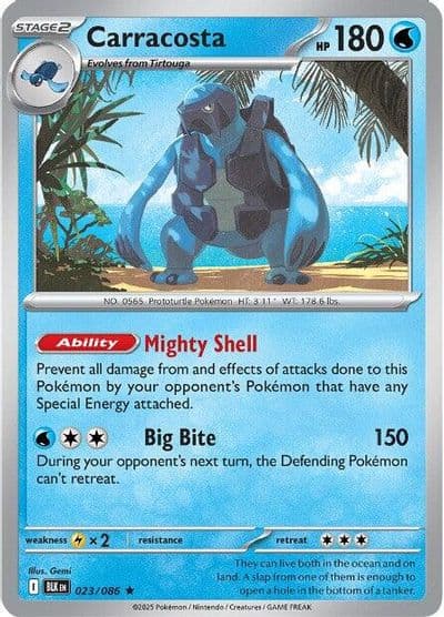 Carracosta SV: Black Bolt Pokemon card