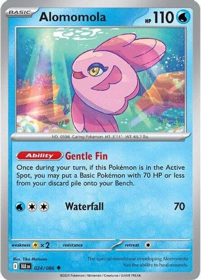 Alomomola SV: Black Bolt Pokemon card