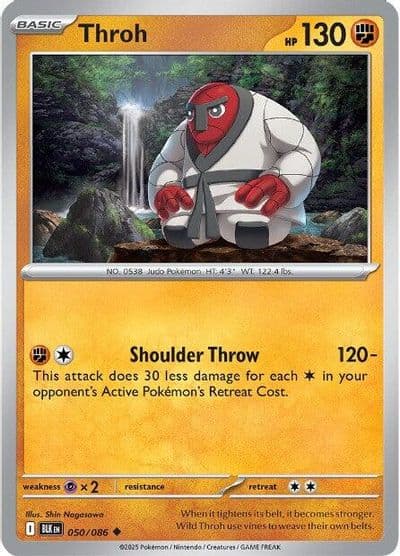 Throh SV: Black Bolt Pokemon card