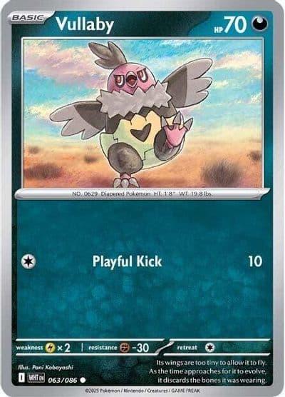 Vullaby SV: White Flare Pokemon card