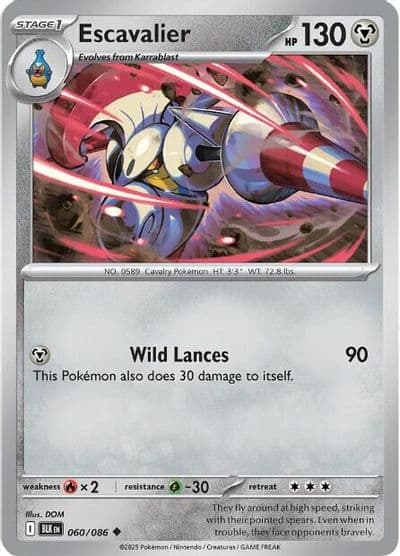 Escavalier SV: Black Bolt Pokemon card