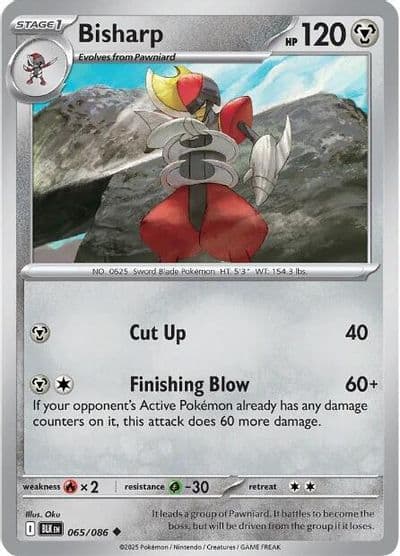 Bisharp SV: Black Bolt Pokemon card