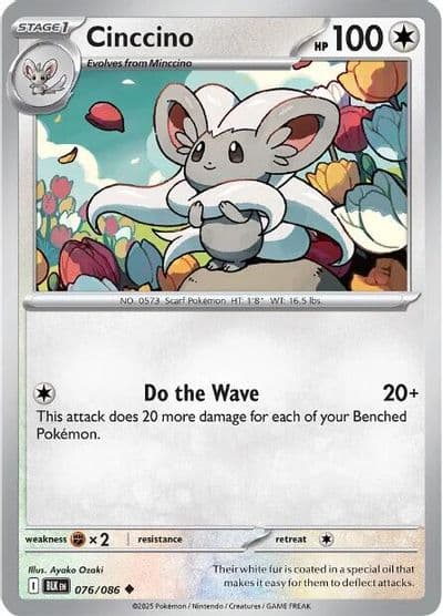 Cinccino SV: Black Bolt Pokemon card