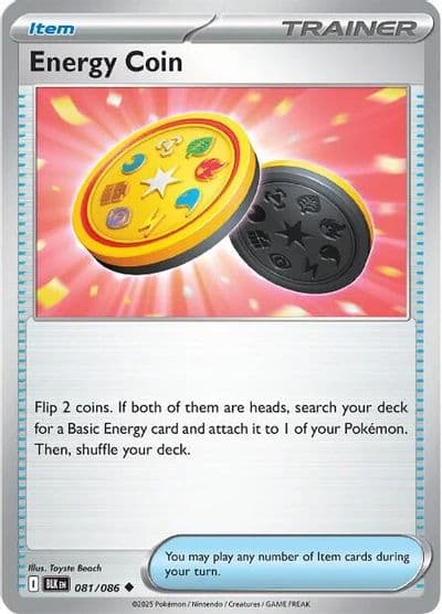 Energy Coin SV: Black Bolt Pokemon card