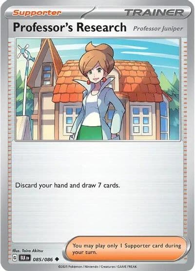 Professor's Research SV: Black Bolt Pokemon card
