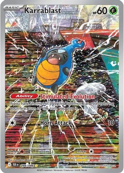 Karrablast SV: Black Bolt Pokemon card