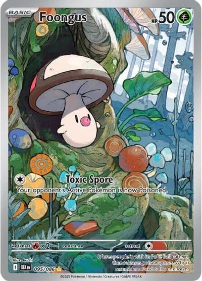 Foongus SV: Black Bolt Pokemon card