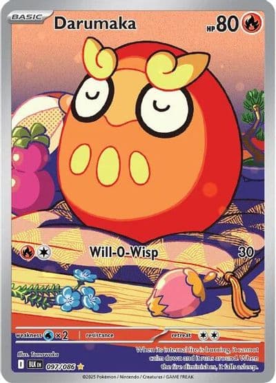 Darumaka SV: Black Bolt Pokemon card