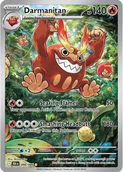 Darmanitan SV: Black Bolt Pokemon card