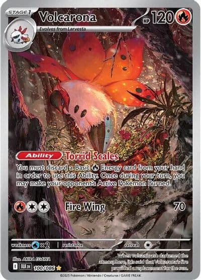 Volcarona SV: Black Bolt Pokemon card