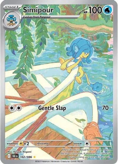 Simipour SV: Black Bolt Pokemon card