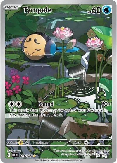 Tympole SV: Black Bolt Pokemon card
