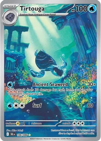 Tirtouga SV: Black Bolt Pokemon card