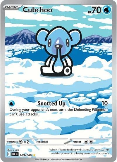 Cubchoo SV: Black Bolt Pokemon card