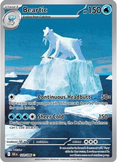 Beartic SV: Black Bolt Pokemon card