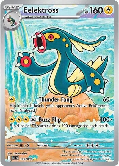 Eelektross SV: Black Bolt Pokemon card