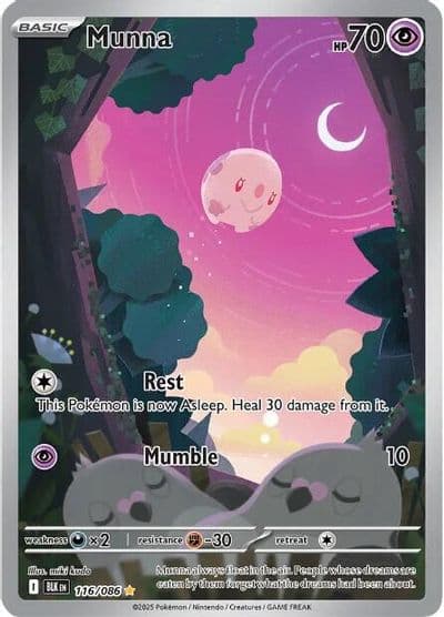 Munna SV: Black Bolt Pokemon card