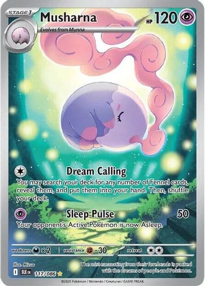 Musharna SV: Black Bolt Pokemon card