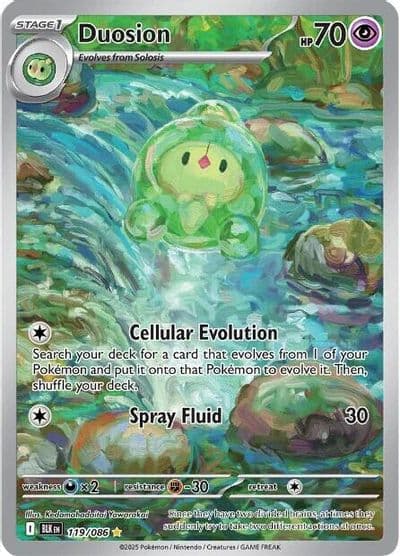 Duosion SV: Black Bolt Pokemon card