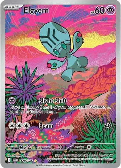 Elgyem SV: Black Bolt Pokemon card