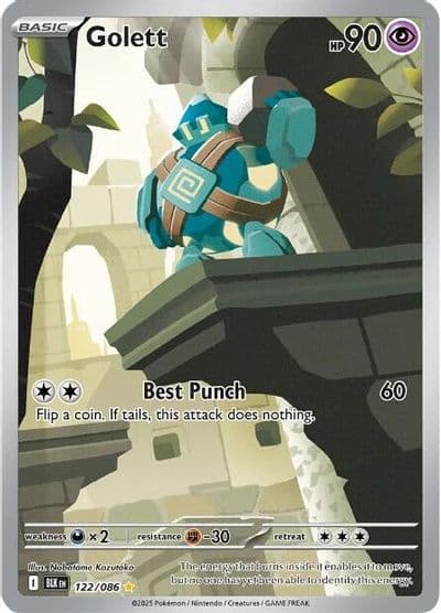 Golett SV: Black Bolt Pokemon card