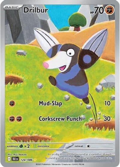 Drilbur SV: Black Bolt Pokemon card