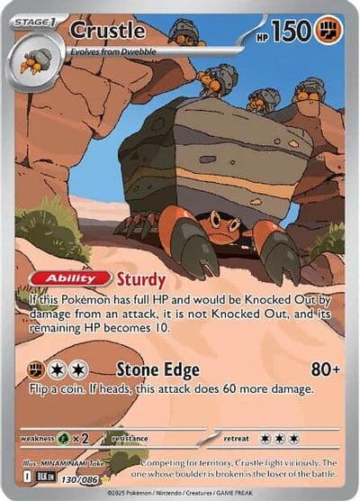 Crustle SV: Black Bolt Pokemon card