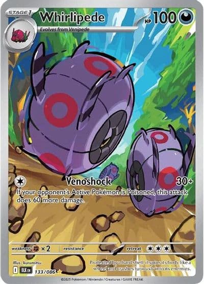 Whirlipede SV: Black Bolt Pokemon card