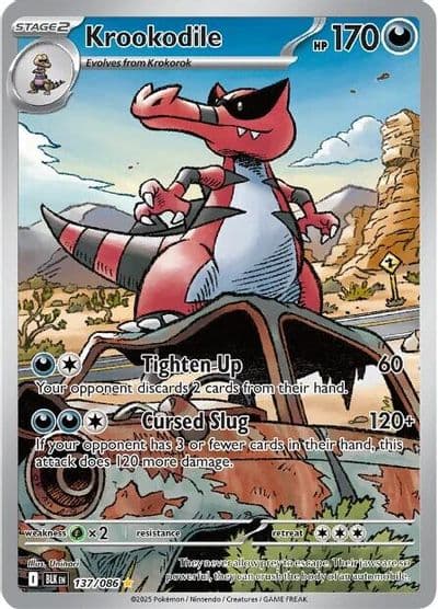 Krookodile SV: Black Bolt Pokemon card