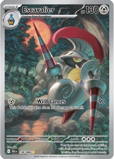 Escavalier SV: Black Bolt Pokemon card