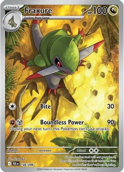 Fraxure SV: Black Bolt Pokemon card