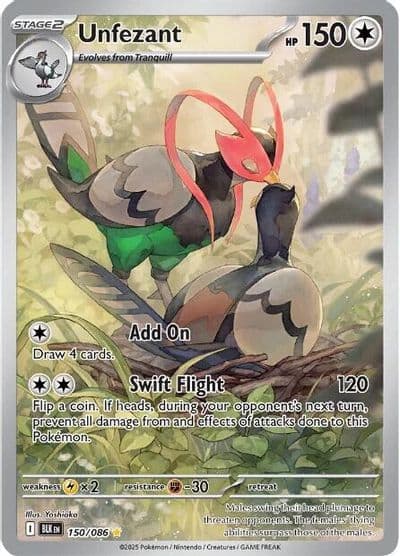Unfezant SV: Black Bolt Pokemon card