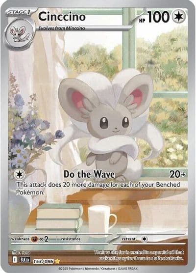 Cinccino SV: Black Bolt Pokemon card