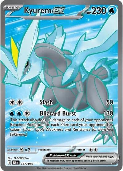 Kyurem ex SV: Black Bolt Pokemon card