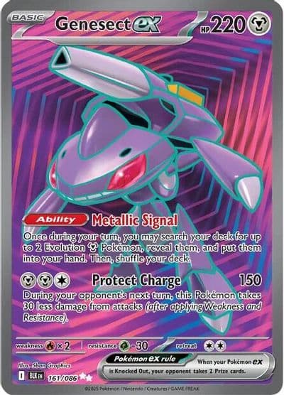 Genesect ex SV: Black Bolt Pokemon card