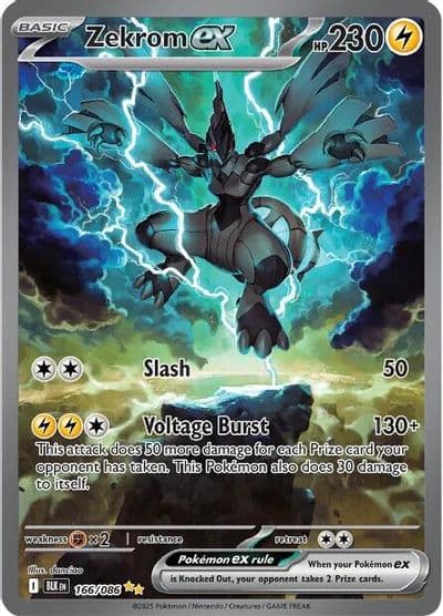Zekrom ex SV: Black Bolt Pokemon card