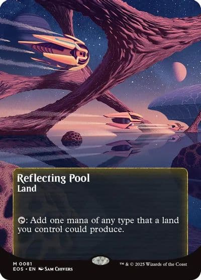 Reflecting Pool 0081 Borderless Edge of Eternities: Stellar Sights Magic card