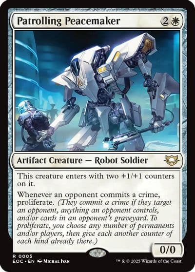 Patrolling Peacemaker Commander: Edge of Eternities Magic card
