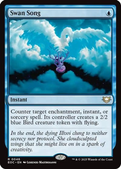 Swan Song Commander: Edge of Eternities Magic card