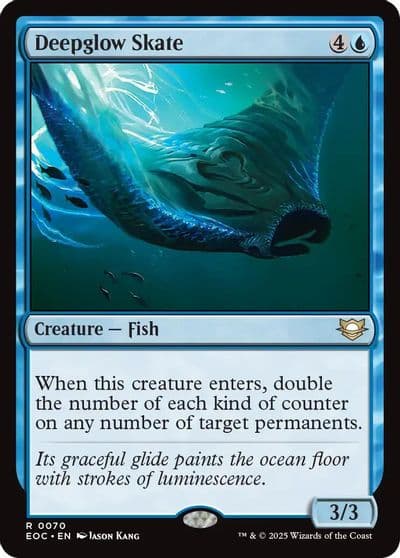 Deepglow Skate Commander: Edge of Eternities Magic card