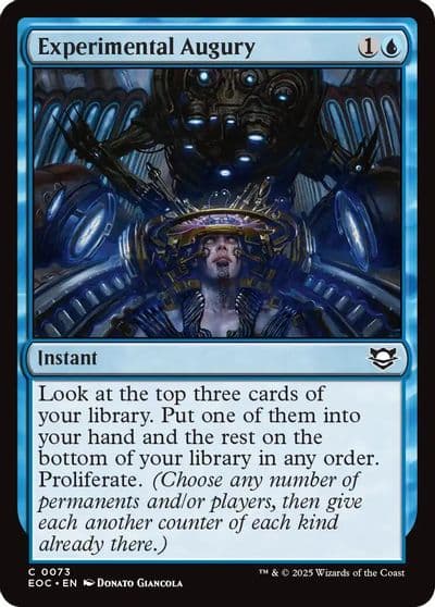 Experimental Augury Commander: Edge of Eternities Magic card