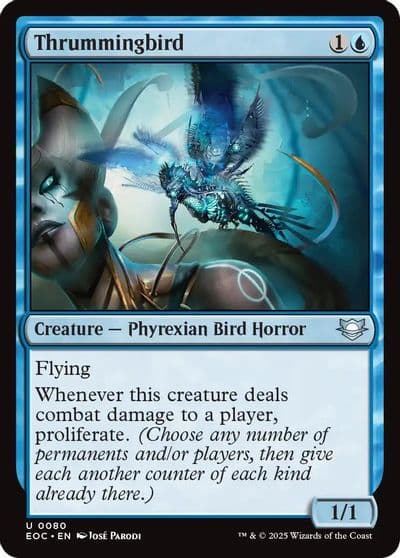 Thrummingbird Commander: Edge of Eternities Magic card