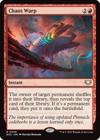 Chaos Warp Commander: Edge of Eternities Magic card