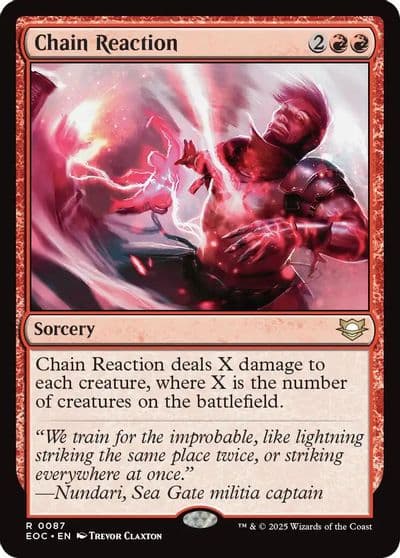 Chain Reaction Commander: Edge of Eternities Magic card