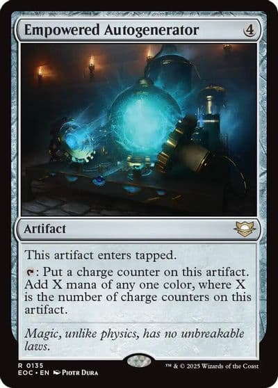 Empowered Autogenerator Commander: Edge of Eternities Magic card