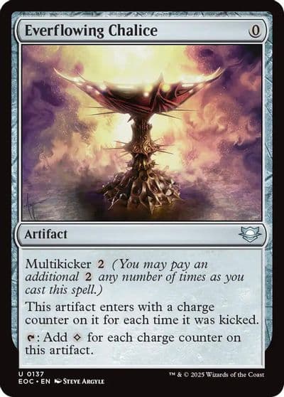 Everflowing Chalice Commander: Edge of Eternities Magic card