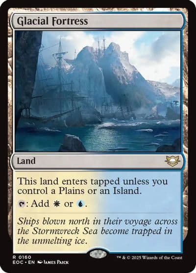 Glacial Fortress Commander: Edge of Eternities Magic card