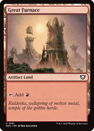 Great Furnace Commander: Edge of Eternities Magic card